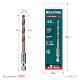 Сверло по металлу для винтовёртов и шуруповертов IMPACT READY НЕХ-1/4, d 4.5 х 87 мм KRAFTOOL 29652-4.5