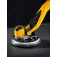 Машина шлифовальная для стен (жираф) бесщеточная d225 мм, 500 Вт, подсветка, кейс STEHER DWB-500