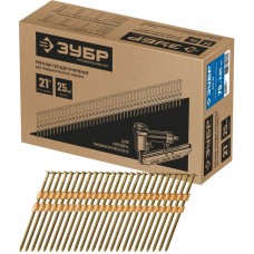 Гвозди реечные рифленые SN21 75 x 3.05 мм, 2500 шт ЗУБР 305392-75