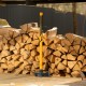 Колун-кувалда 4000 г, кованая, фибергласовая  рукоятка c TPR покрытием, 880 мм Denzel