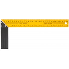 Угольник столярный желтый усиленный 350 мм (19435)