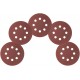Круги шлифовальные с отверстиями (липучка), алюминий-оксидные, 125 мм, 5 шт. Р 100 (39835М)
