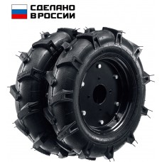 Пневматические колеса для мотоблоков 4.00-10 2 шт. ЗУБР КП-2 707106-2