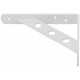 Уголок-кронштейн усиленный белый 150х125 мм (66101)