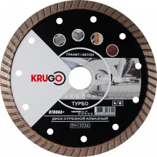 Диск алмазный, универсальный 150 x 2.2 x 22.23 x 10mm KRUGO (RTB06A+)