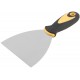 Шпатель, нерж.сталь, прорезиненная ручка 4 (100 мм) (06696)