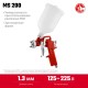 Краскопульт пневматический MS 200, 1.3 мм, с верхним бачком ЗУБР 06455-1.3