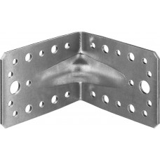 Усиленный крепежный уголок 65 x 90 x 90 x 2.5 мм цинк ЗУБР УКУ-2.5 31011-90