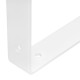 Кронштейн усиленный, 250 х 200 х 30 х 4 мм, белый Сибртех (94045)