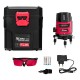 Лазерный уровень CRL-30R, 30 м, красный луч, батарейки, резьба 5/8 MTX (35034)