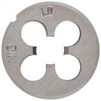 Плашка метрическая, легированная сталь М10х1,0 мм (70826)