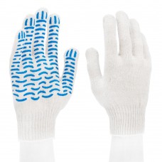 Перчатки х/б, ПВХ покрытие, Волна, 10 класс (67777)