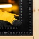 Угольник, 400 х 600 мм, алюминиевый, лазерная гравировка Denzel (32393)