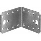 Крепежный уголок 55 x 70 x 70 x 2.5 мм цинк ЗУБР УК-2.5 31012-70