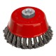 Щетка для УШМ, 100 мм, М14, чашка, крученая проволока 0.5 мм Matrix (74628)
