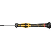 Отвёртка крестовая антистатическая прецизионная PH 0 x 40 мм ESD Kraftform Micro серия 1550 PH Wera WE-030119
