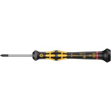 Отвёртка крестовая антистатическая прецизионная PH 0 x 40 мм ESD Kraftform Micro серия 1550 PH Wera WE-030119