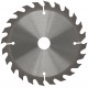 Диск пильный для циркулярных пил по дереву 140 х 20 х 24T + кольцо 20/16 мм (37651М)
