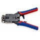 Пресс-клещи для штекеров RJ, 3 гнезда, RJ 10 (4-pin), RJ 11/12 (6-pin), RJ 45 (8-pin), 200 мм (KN-975112)