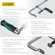Цельнокованая струбцина F Forge FF-300/120, 120 х 300 мм KRAFTOOL 32014-120-300