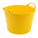 Ведро гибкое сверхпрочное, 14 л, желтое, Сибртех (67502)