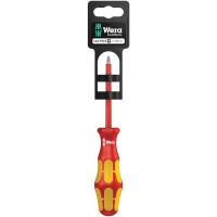 Отвертка диэлектрическая PlusMinus #1 x 80 мм Wera Kraftform Plus 162 i PH/S VDE SB WE-100019