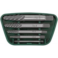 Экстракторы для шурупов усиленные 5 шт. (36436)