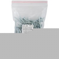 Шурупы оцинкованные, универсальные 4,5 х 50 100 шт Фасовка (20450-0)