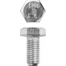Болт M12 x 20 мм, кл. пр. 5.8, цинк, 5 кг, ГОСТ 7798-70 ЗУБР 303080-12-020