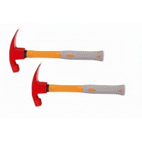 Молоток-кирочка 800 гр BeCu рукоятка фиберглас, искробезопасный 184-1004, HORTZ