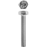 Болт M6 x 35 мм, кл. пр. 5.8, цинк, 5 кг, ГОСТ 7798-70 ЗУБР 303080-06-035
