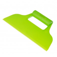 Шпатель для клея, пластмассовый, зубчатый 2 х 2 мм Сибртех (86013)