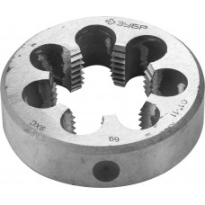 Плашка круглая ручная G 1 сталь 9ХС ЗУБР 4-28032-1