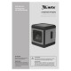 Лазерный уровень XQB GREEN Pro SET, 20 м, зеленый луч, батарейки, штатив MTX (350195)