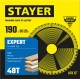 Диск пильный по дереву Expert, 190 x 30/20 мм, 48Т, точный рез STAYER 3682-190-30-48_z01