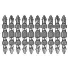 Бита двухсторонняя, PH2-PH2 х 45 мм, сталь S2, 10 шт. Denzel (11673)