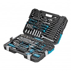 Набор инструментов, 1/4, 1/2, CrV, 120 зубьев, 115 предметов Gross