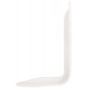 Уголок-кронштейн усиленный белый 100х150 мм (0,8 мм) (65956)