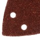 Треугольник абразивный на ворc. подложке под липучку, перф., P 100, 150х150х100 мм, 5 шт. Denzel (738617)