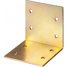 Широкий мебельный уголок 60 x 60 x 60 x 2 мм желтый цинк ЗУБР УМШ-2.0 31033-60