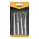 Набор пинцетов из нержавеющей стали, 4 шт, Sparta (914845)