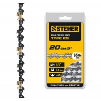 STEHER тип 23, 20 см, шаг 1/4?, паз 1.1 мм, 45 звеньев, цепь (75323-20)