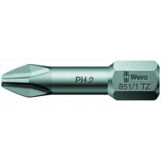 Бита торсионная PH 1 x 25 мм 1/4 C6.3 серия 851/1 TZ PH Wera WE-056505