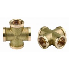 Крестовина внутренняя резьба 1/2, латунь GENERAL FITTINGS 51049-1/2