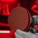 Круг абразивный на ворсовой подложке под липучку, P 100, 125 мм, 10 шт Matrix (73850)