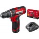 Дрель-шуруповерт 12 В 30 Н·м 1 АКБ 2 А·ч ЗУБР С1-12 ДШЛ-125-21