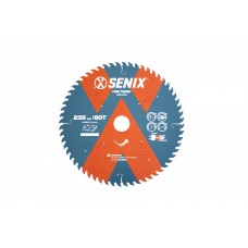 Диск пильный по дереву 235мм х 30 мм, 60Т, SENIX