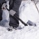 Лопата универсальная алюминиевая, 205 х 260 х 700 мм, пластиковый черенок, Stels (61585)