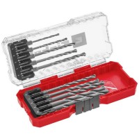 Набор сверл Einhell 10 штук,3-10 мм,по камню,с 6-гранным хвостовиком,S-Case (108743)