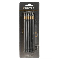 Бита ударная RUNTEC H6.35 150мм PH2 5шт., RUNTEC, RT-IB150